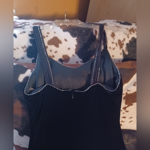 FRANCIS, WOMENS BEAUTIFUL BLACK GOWN, SIZE 8. - Picture 4 of 5